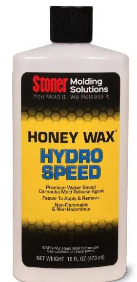 Stoner HoneyWax®Hydro Speed是一種高固含量的水性乳液，不含任何溶劑，旨在代替?zhèn)鹘y(tǒng)的高級(jí)涂蠟作為復(fù)合材料行業(yè)中的脫模劑。
