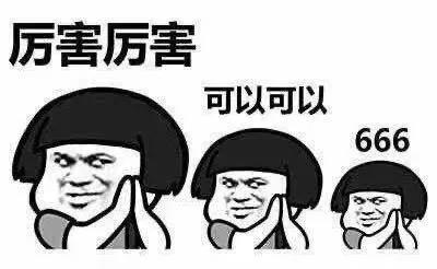 厲害厲害，可以可以，666