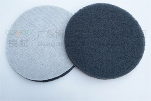 5寸圓形拉絲背面植絨工業(yè)百潔布 玻璃鋼模具研磨拋光布氣動機專用清潔布 5寸圓形拉絲背面植絨工業(yè)百潔布 玻璃鋼模具研磨拋光布氣動機專用清潔布