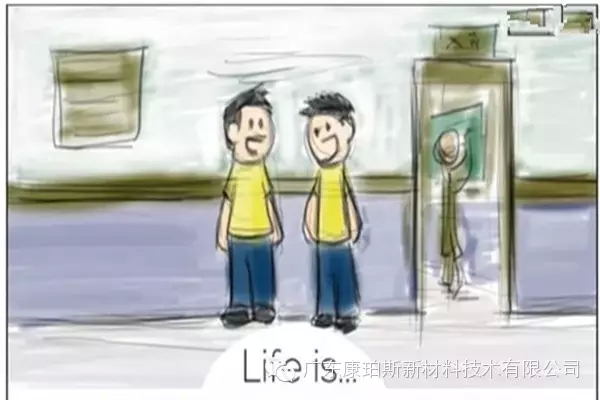 人生就是。。。 和好朋友在教室外面一起罰站