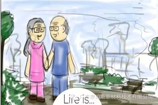 人生就是。。。 牽著老伴的手，享受屬于自己的夕陽，執(zhí)子之手，與子偕老......